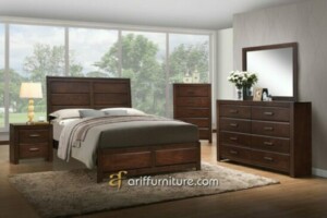 Set Kamar Tidur Minimalis Jati Jepara
