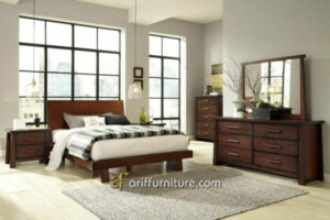 Set Kamar Tidur Minimalis Jati Model Terbaru