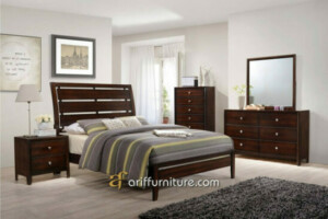Set Kamar Tidur Minimalis Jati Terbaru