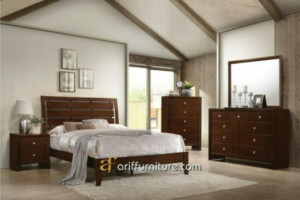 Set Kamar Tidur Minimalis Kayu Jati