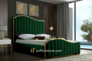 Tempat Tidur Jok Mewah Desain Minimalis Modern