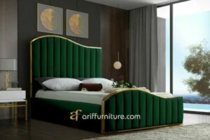 Tempat Tidur Jok Mewah Desain Minimalis Modern