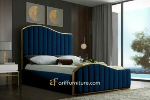 Tempat Tidur Jok Mewah Desain Minimalis Modern
