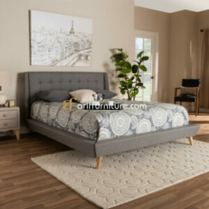 Tempat Tidur Jok Minimalis Rangka Kayu Jati