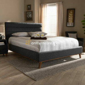 Tempat Tidur Jok Rangka Kayu Jati Model Minimalis