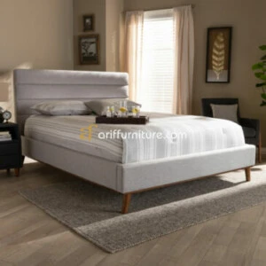 Tempat Tidur Jok Rangka Kayu Jati Model Minimalis