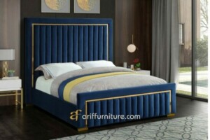 Tempat Tidur Mewah Elegan Jok Minimalis Modern