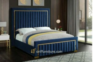 Tempat Tidur Mewah Elegan Jok Minimalis Modern