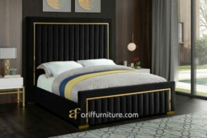 Tempat Tidur Mewah Elegan Jok Minimalis Modern