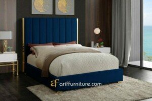Tempat Tidur Mewah Minimalis Desain Jok Modern