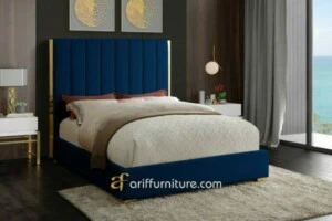 Tempat Tidur Mewah Minimalis Desain Jok Modern