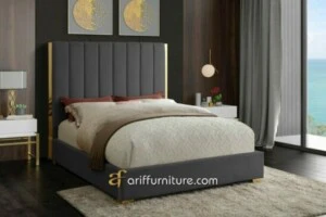 Tempat Tidur Mewah Minimalis Desain Jok Modern