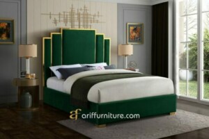 Tempat Tidur Mewah Modern Desain Minimalis Jok