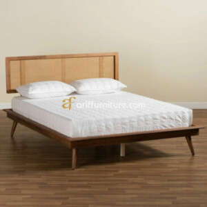 Tempat Tidur Retro Model Minimalis Kayu Jati
