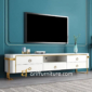 meja tv stainless model minimalis modern terbaru jepara