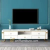 meja tv stainless model minimalis modern terbaru