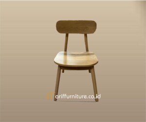 Kursi Cafe Kayu Jati Natural