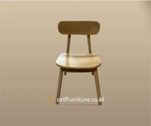 Kursi Cafe Kayu Jati Natural