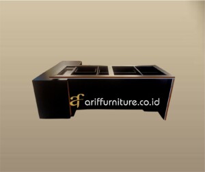 Meja Direktur Minimalis Kayu Jati