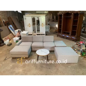 Sofa Ruang Tamu Minimalis Letter L