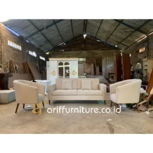 Set Sofa Tamu Jati Minimalis Modern