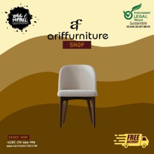 Kursi Cafe Makan Sofa Minimalis Kayu Jati