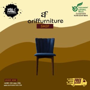 Kursi Makan Sofa Simple Elegant Kayu Jati