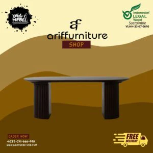 Meja Cafe Model Minimalis Terbaru Kayu Jati Solid