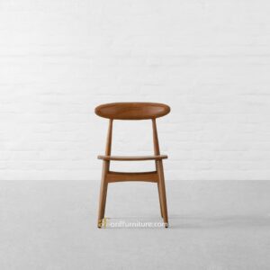 Kursi Cafe Scandavian Retro Minimalis Kayu Jati