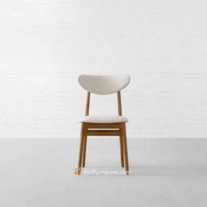 Kursi Modern Cafe Minimalis Vintage Kayu Jati