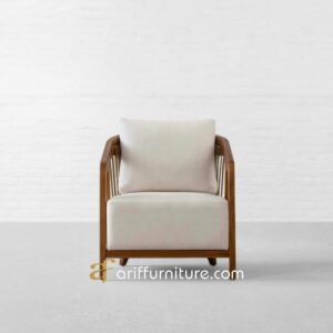 Kursi Santai Sofa Kayu Jati Modern Minimalis Eropa