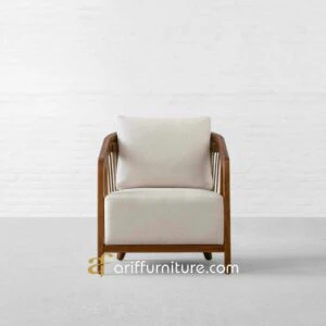 Kursi Santai Sofa Kayu Jati Modern Minimalis Eropa