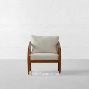Kursi Santai Sofa Sandaran Lengkung Modern Minimalis