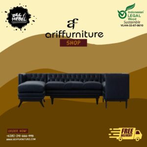 1 Set Sofa Sudut Ruang Tamu Minimalis Exclusive