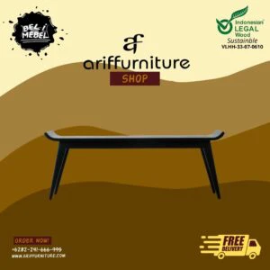 Bangku Ruang Makan Model Retro Minimalis