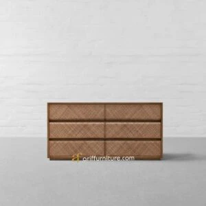Bufet TV Retro Minimalis Model Persegi