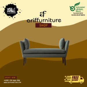 Kursi Bangku Panjang Sofa Jati Jepara Minimalis