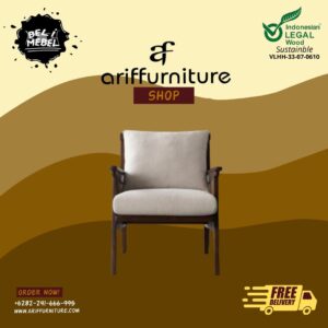 Kursi Ruang Tamu Modern Sofa Klasik Single Seat