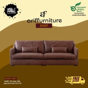 Kursi Ruang Tamu Sofa Kulit Minimamlis Terbaru