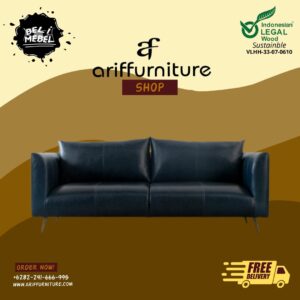 Kursi Ruang Tamu Sofa Minimamlis Kulit Elegant
