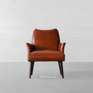 Kursi Single Sofa Modern Jok Kulit Armchair