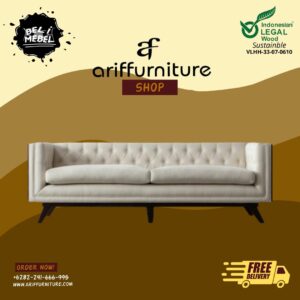 Kursi Sofa Kayu Jati Minimalis Modern Variasi Rotan