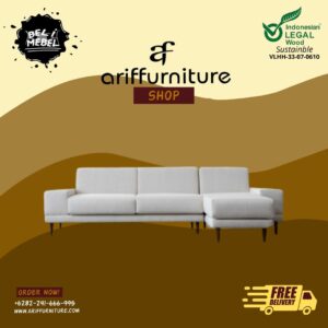 Kursi Sofa Sudut Ruang Tamu Modern Minimalis