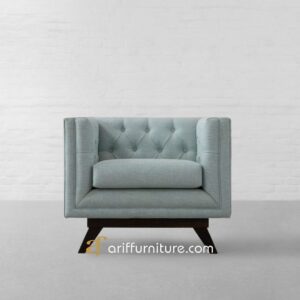 Kursi Tamu Kayu Jati Model Sofa Modern Ocean Blue