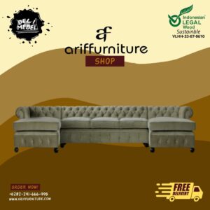 Kursi Tamu Modern Set Sofa Elegant Selectional