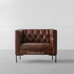 Kursi Tamu Sofa Chesterfield Singgle Seater