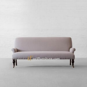 Kursi Tamu Sofa Model Retro Lawson Abu Style