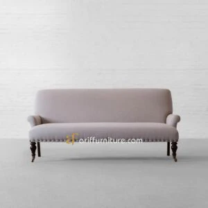 Kursi Tamu Sofa Model Retro Lawson Abu Style