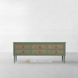 Lemari Laci Bufet TV Retro Minimalis New Design