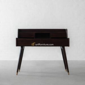 Meja Belajar Kayu Jati Model Laci Minimalis Retro